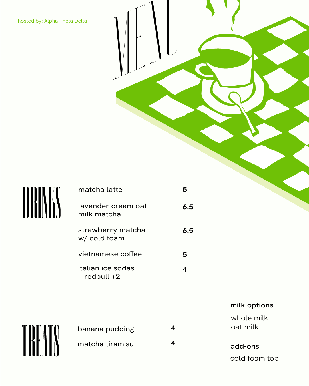 smiski-themed cafe pop-up poster design — photo 3 of 3